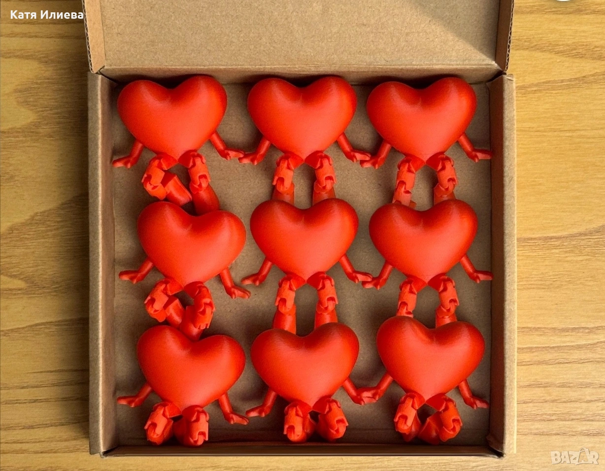 Подвижни сърчица мини 4см/3€, снимка 1