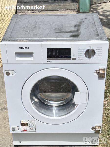 Комбинирана пералня със сушилня за вграждане 7/4 кг Siemens WK14D541 iQ500 , снимка 1