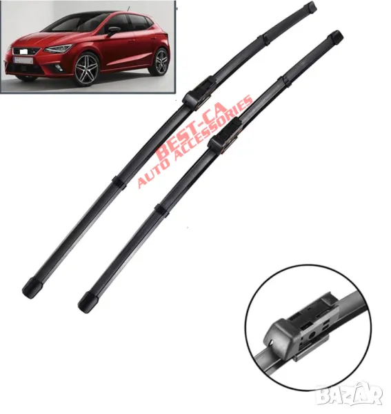 Комплект чистачки за предно стъкло 65+40 cm. подходящи за Seat Ibiza 5 KJ1 2017-, снимка 1