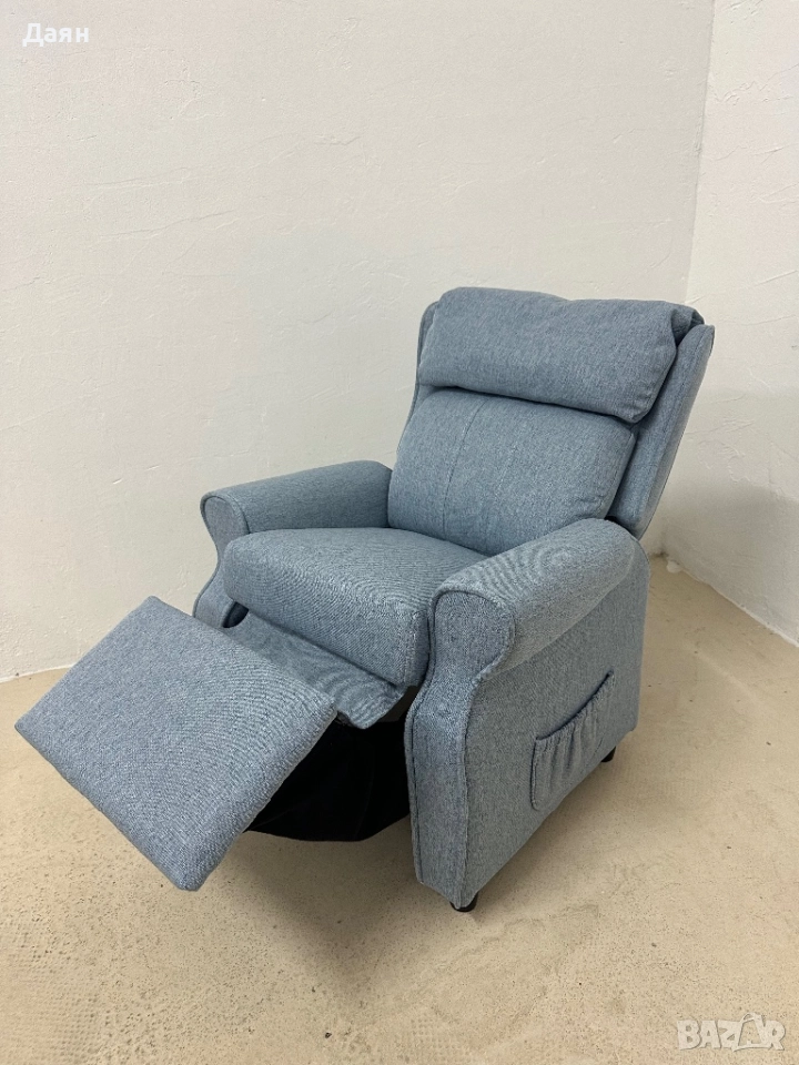 Детско разтегателно кресло с поставка за крака HOMCOM, снимка 1