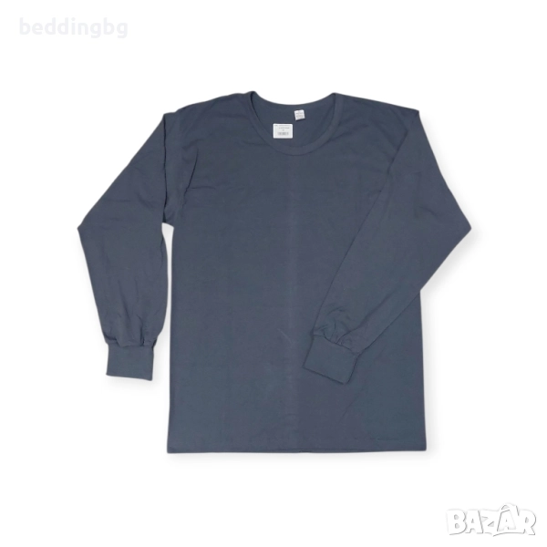 #Мъжка #памучна #блуза с дълъг ръкав (#фанела) - Българско производство, снимка 1