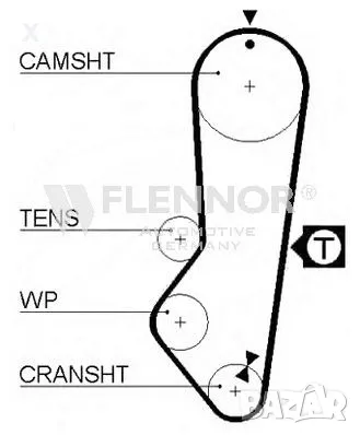 FLENNOR 4246V АНГРЕНАЖЕН РЕМЪК 1.6 ,1.6 i, FORD Sierra Mk2 / Escort Mk5 Mk6 / Orion Mk3 / Fiesta Mk3, снимка 1