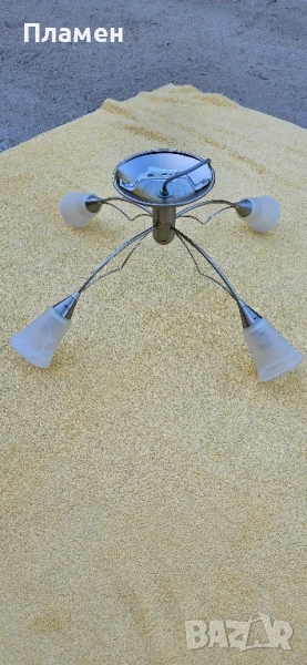 Полилей - хром с четири крушки, снимка 1