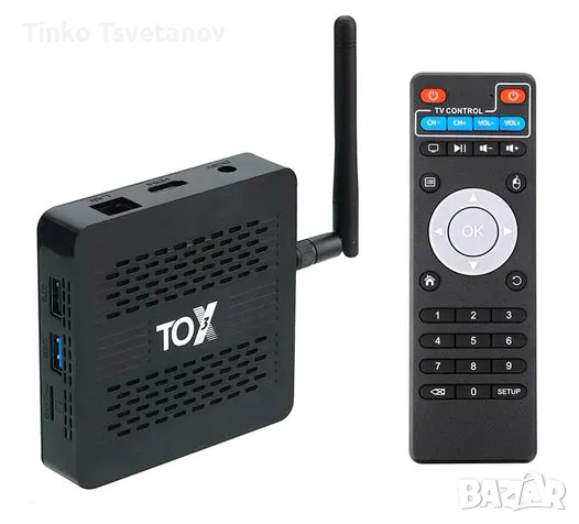 📺 TOX 3 // андроид тв бокс 4+32 GB, снимка 1