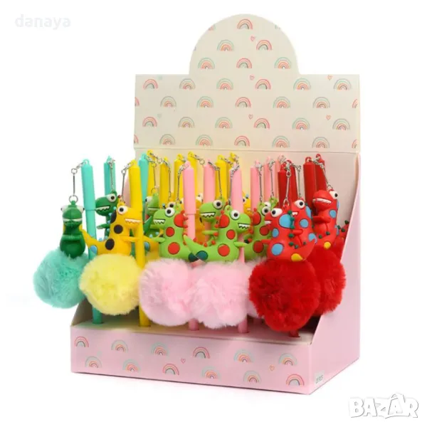 5894 Химикал тънкописец Дино с пухче, снимка 1