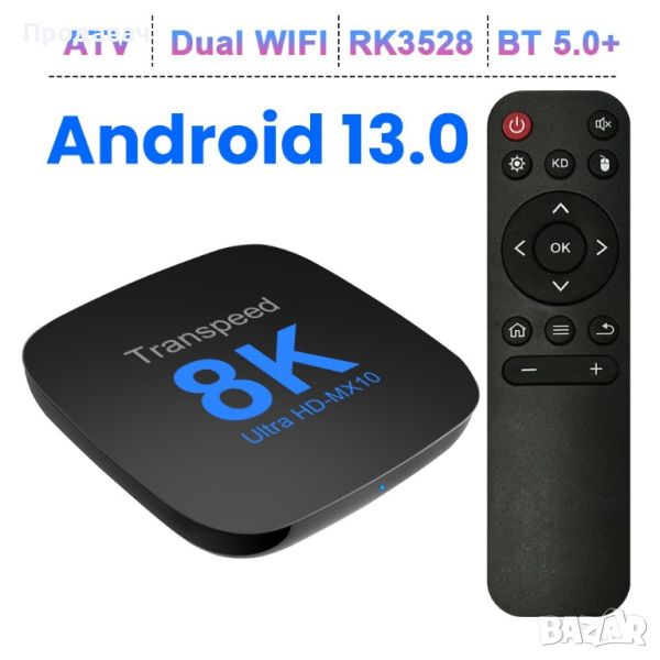 Transpeed TV box Android 13 8k, снимка 1