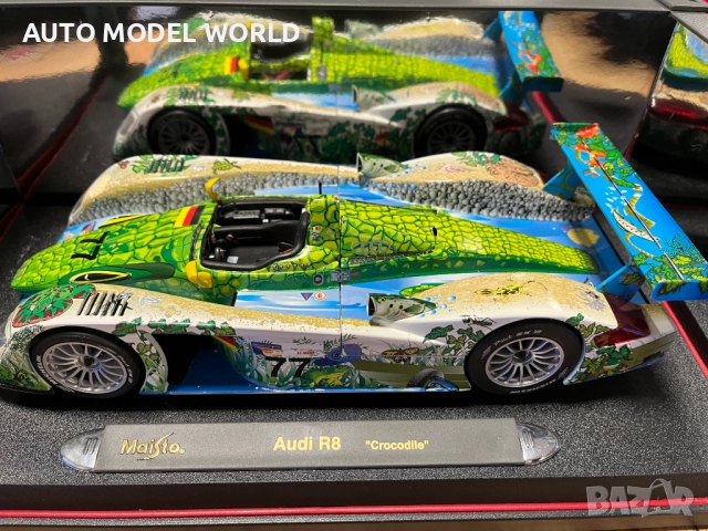 MAISTO колекционерски модел AUDI R8 TDI Le Mans ''The Crocodile" 1:18
