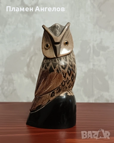 Винтидж фигурка от естествен рог