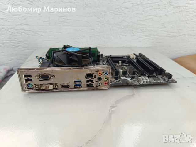 Комплект дъно процесор и рам памет LGA 1150 - I5-4670, снимка 2 - Дънни платки - 52772340