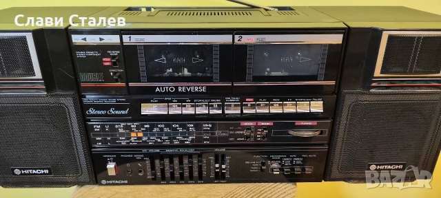 Hitachi trk 550e, снимка 2 - Радиокасетофони, транзистори - 53503146
