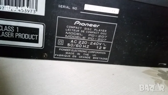 Pioneer PD 207, снимка 5 - Аудиосистеми - 48198466