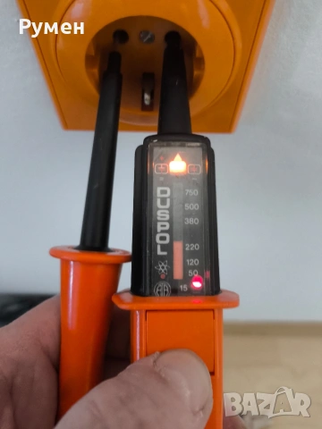 Двуполюсен тестер за напрежение Duspol, снимка 7 - Други инструменти - 53746588
