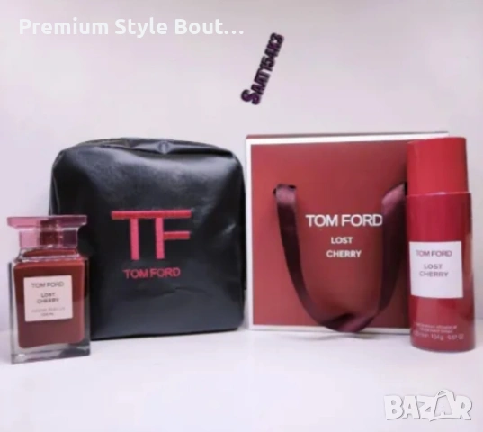 комплект парфюм, дезодорант,чанта и кутия tom ford 