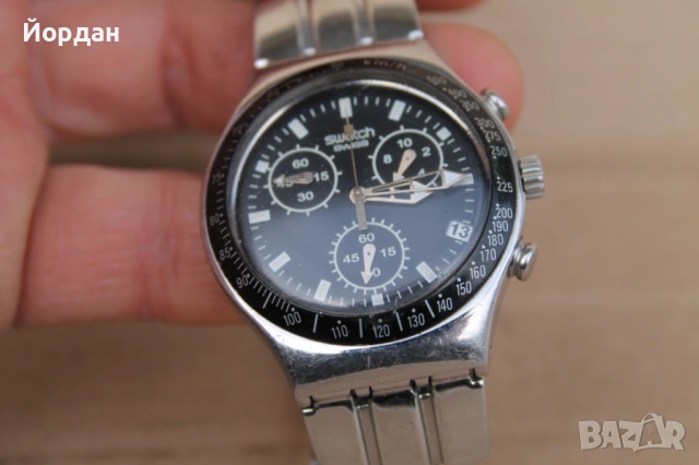 Мъжки часовник ''Swatch'' хронограф, снимка 14 - Мъжки - 54150015