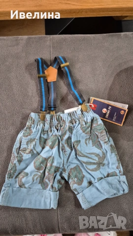 Детски къси панталони с тиранти
