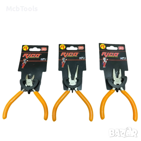Професионален комплект мини клещи RICO – 3 броя, снимка 2 - Клещи - 52050983