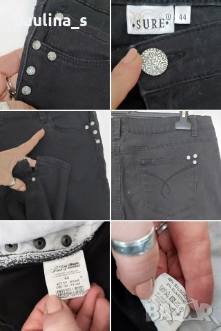 Три различни броя / Дамски маркови дънкови бермуди "AWG Mode center sure", "safran" и "Authentic" , снимка 7 - Къси панталони и бермуди - 53281371