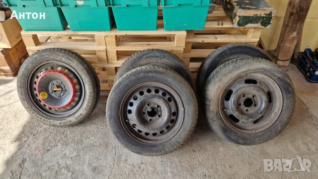 Джанти с гуми и резервна гума/патерица Opel/Опел