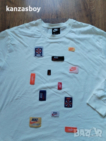Nike Sportswear Logo - страхотна мъжка блуза 2ХЛ, снимка 3 - Блузи - 53047260