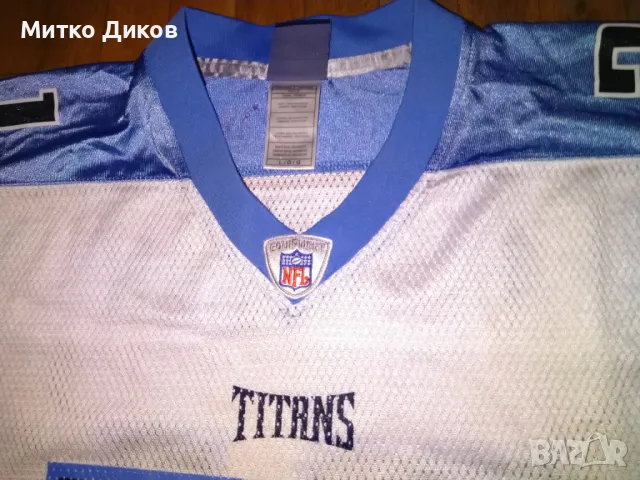 Тенеси Титанс НФЛ на Щатите тениска маркова на Рийбок  №31 Кортланд Финеган размер Л, снимка 4 - Други спортове - 49924049