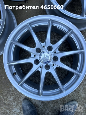 17 цолови алуминиеви джанти за Мерцедес -Mercedes, снимка 3 - Гуми и джанти - 52628051
