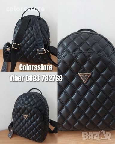 Черна раница Guess - BR900, снимка 1 - Раници - 43050885