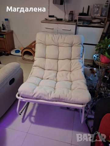 Люлеещ се стол тип яйце, снимка 2 - Столове - 53741771