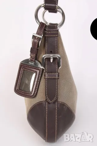 Дизайнерска Prada/Прада канвас чанта от канвас цвят на зелена маслина, снимка 8 - Чанти - 49727027