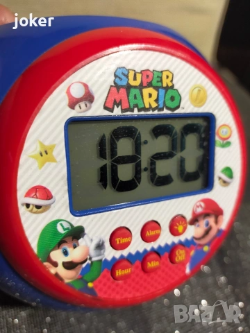 настолен часовник Супер Марио, снимка 2 - Друга електроника - 54117760