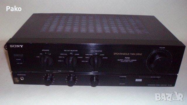 SONY TA-F 210, снимка 2 - Ресийвъри, усилватели, смесителни пултове - 53709186