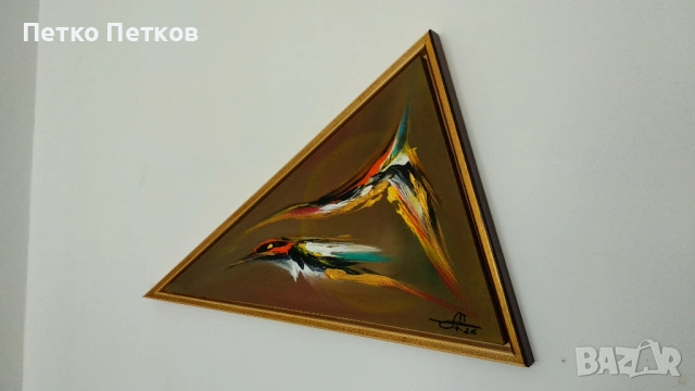 Абстрактна картина F67, снимка 3 - Картини - 54097779