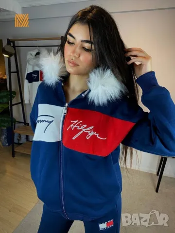 дамски екипи с пух tommy hilfiger , снимка 3 - Спортни екипи - 49207269