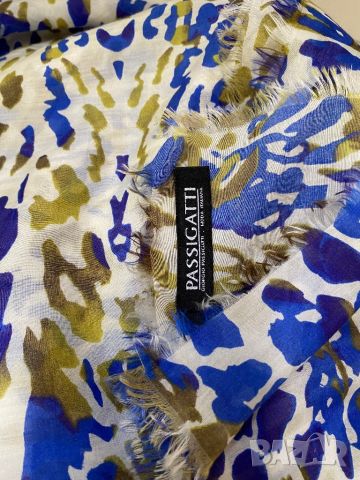 Леопардов шал, Passigatti от памук и коприна, снимка 6 - Шалове - 45567433