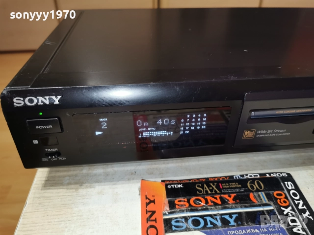SONY MINIDISC DECK-MADE IN JAPAN 0101261755, снимка 3 - Декове - 52949267