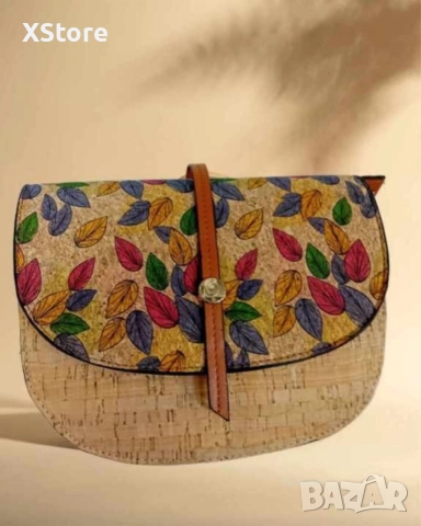 Интересна дамска чанта на листа, снимка 5 - Чанти - 52583533