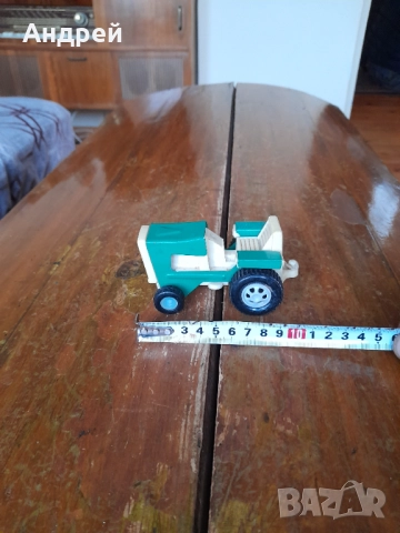 Стара играчка трактор #4, снимка 4 - Други ценни предмети - 52146400