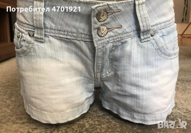 Светли дамски къси панталони, снимка 3 - Къси панталони и бермуди - 53216268