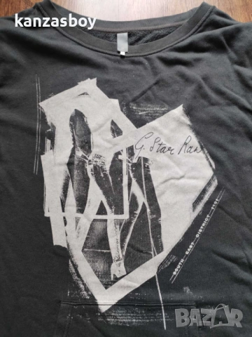 g-star lana r-neck sw wmn roll up sl - страхотна дамска туника КАТО НОВА М, снимка 2 - Блузи с дълъг ръкав и пуловери - 53451907