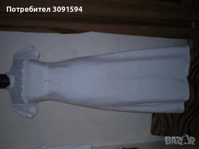 Ретро лятна бяла рокля, снимка 10 - Рокли - 53599946