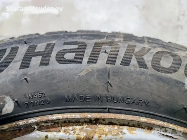 4бр. Зимни гуми Hankook Winter I'cept RS3 W462 185/60R14 на 1 сезон, с джанти, снимка 8 - Гуми и джанти - 47582613