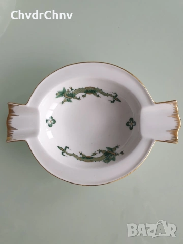 Meissen 14см/Майсен порцеланова чиния-пепелник, снимка 2 - Други - 53950558