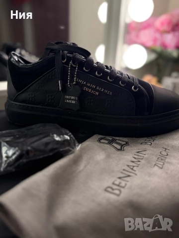 Мъжки обувки - Benjamin Berner, снимка 3 - Спортно елегантни обувки - 52552451