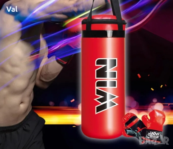 Комплект боксова круша с ръкавици за деца WJ114, снимка 2 - Други - 52515453