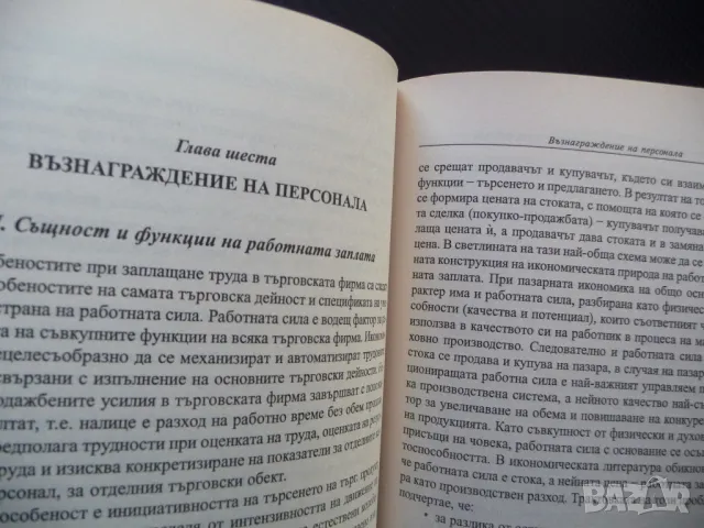 Управление на персонала на търговската фирма мотивация подбор заплата, снимка 4 - Специализирана литература - 48613805