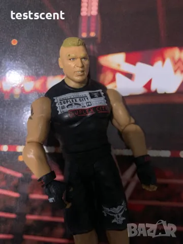 Екшън фигура WWE Brock Lesnar Брок Леснар Suplex City играчка WWE MMA UFC, снимка 14 - Колекции - 48430033