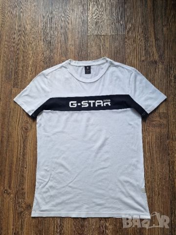 Страхотна мъжка тениска G STAR RAW размер M,, снимка 4 - Тениски - 45261696