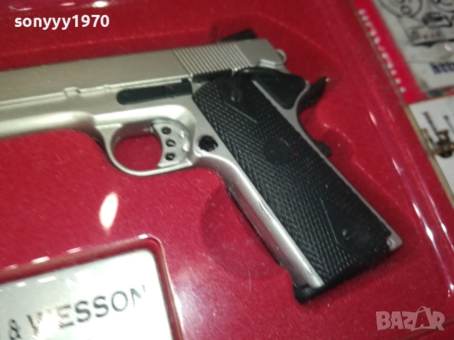 SMITH & WESSON SW 1911-КОЛЕКЦИОНЕРСКИ ПИСТОЛЕТ-ВНОС SWISS 1409251130, снимка 3 - Колекции - 51707582