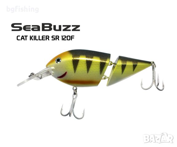 Воблер Sea Buzz Cat Killer SR 120F, снимка 1 - Такъми - 45431185