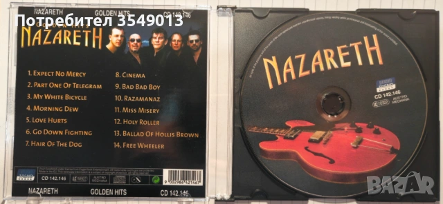 Неофициални cd / цд дискове - нови - NAZARETH [BEST OF/GR. HITS], снимка 7 - CD дискове - 53307933