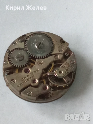 Механизъм с циферблат от стар ръчен часовник 37056, снимка 3 - Мъжки - 52260705
